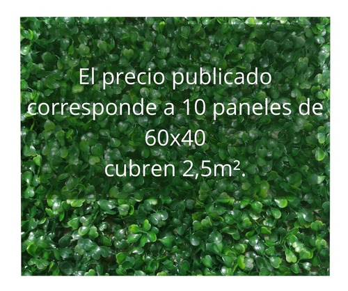 Imagen 2 de 9 de Jardín Vertical Panel Césped Artificial By Decko Packx10u