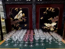 Comprar Manyantiques - Juego De 65 Finas Copas Cristal Tallado