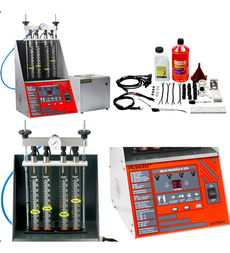 Equipamento Teste / Limpeza Bico Injetor Lb Prime C/ Cuba