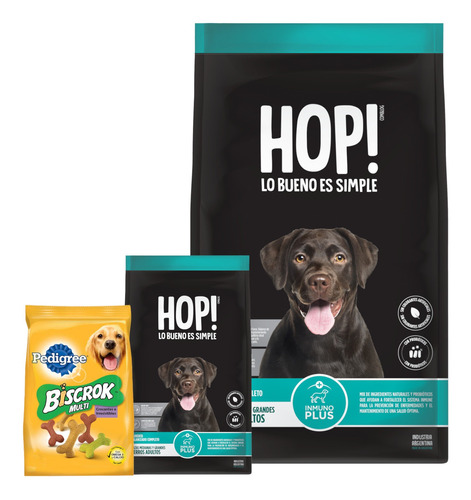 Alimento Perro Hop Adulto Raza Grande 21 Kg + Promo!