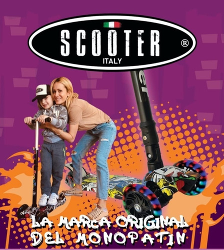Patines Extensibles Scooter Italy Infantil Semi Profesional