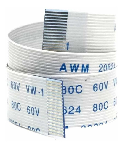 Imagen 1 de 4 de Cable Flex Plano Membrana Cinta 18 Pines 20 Cm A W M