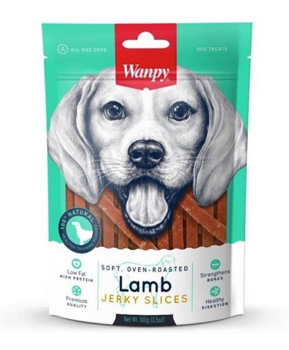 Snack Premium Wanpy Para Perros - Cordero - 100g