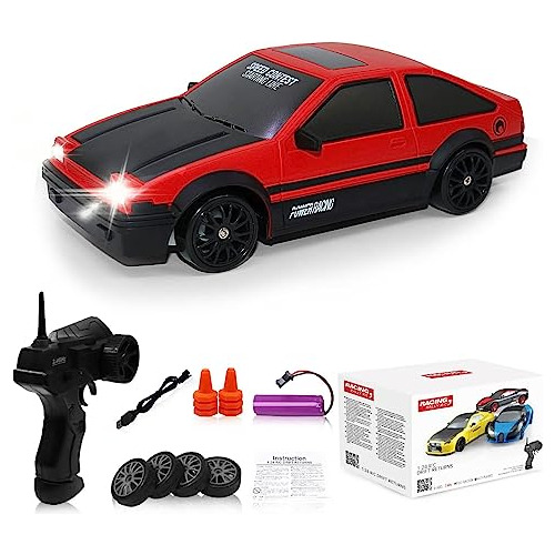 Desdoni Rc Drift Coche 2.4ghz 1:24 Escala 4wd De Alta K4ctd