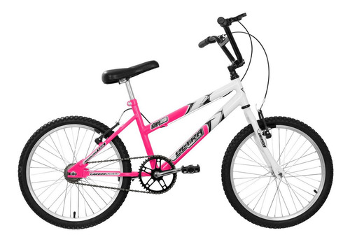 Bicicleta  urbana Ultra Bikes Bike Aro 20 Bicolor freios v-brakes cor rosa-bebê/branco