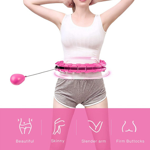 ..hula Hoop Inteligente Con Peso Ajustable, Ejercicio Abdomi