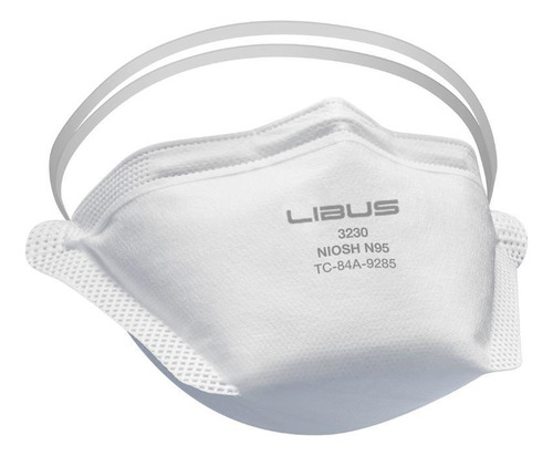 Mascarilla Cubrebocas N95 Libus 3230 Plegable Particulas