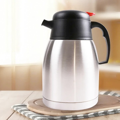 Imagen 5 de 5 de Jarra Termica Acero Inoxidable 2l Int/ext Mesa Servir Cafe