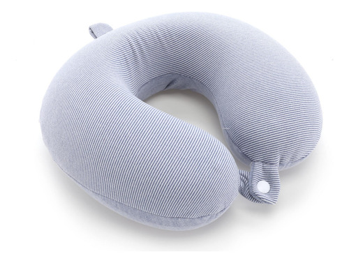 Almohada De Viaje Rayada La Chapelle Inteligente 16um6518 Azul Rayas