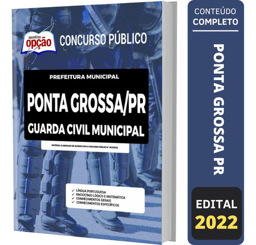 Apostila Guarda Civil Municipal Concurso Ponta Grossa Pr