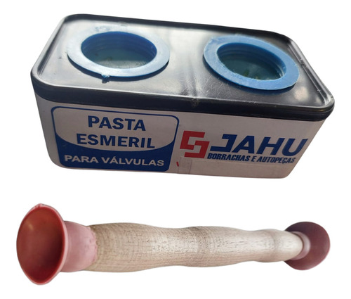 Kit Pasta Esmerilhar Valvulas De Cabecote 110g + Cabo Latex