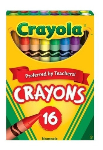 Crayola: Caja X 16 Crayones Tienda Oficial