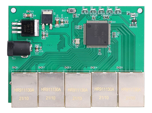 Modulo Conmutador Gigabit Ethernet Puerto Bloque Activo Dc