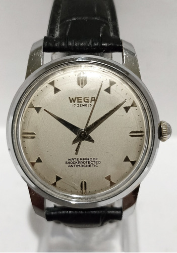 Fino Y Hermoso Reloj Suizo Wega '60s Antíguo No Longines 