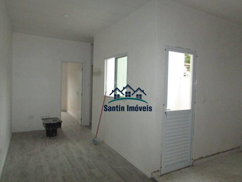 Cobertura Com 2 Quartos,, Sala, Cozinha, Vaga Coberta Com Planejados À Venda, 90 M² Por R$ 279.000 - Vila Guiomar - Santo André/sp - Co0349