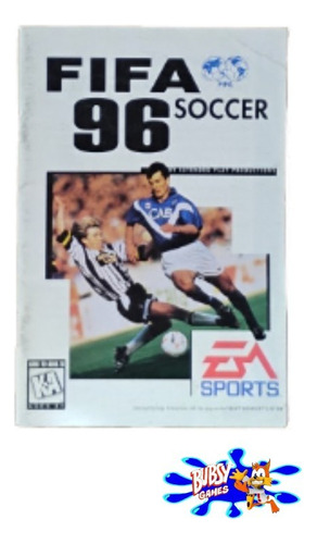 Fifa 96 Soccer Mega Drive Manual Original 