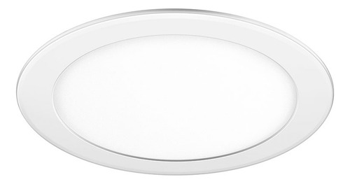 Plafon Luminária 24w Embutir Redondo 3000k Br Quente Elgin