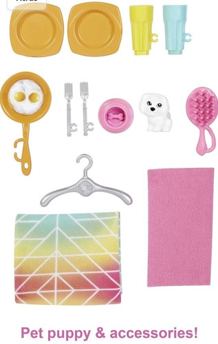 Set Barbie Casa Glam Para Viaje Con Muñeca