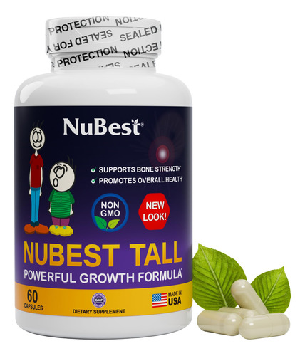 Suplemento Nubest Tall Bone Support 60 Cápsulas Por Mês