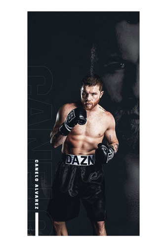 Póster Papel Fotográfico Boxeo Deporte Canelo Alvarez 60x80