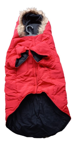 Imagen 2 de 2 de Chaqueta Abrigo Con Gorro Para Mascotas Perros Invierno