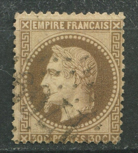 Francia Sello Estampilla Yvert 30 Napoleon 1867
