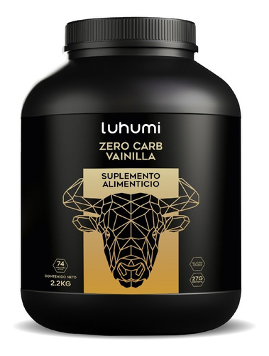 Zero Carb Proteina Luhumi Polvo Suero De Leche Vainilla 5lb