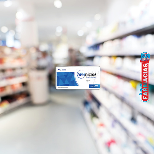 Wernicros Oseltamivir 75mg 10 Capsulas Orales P2