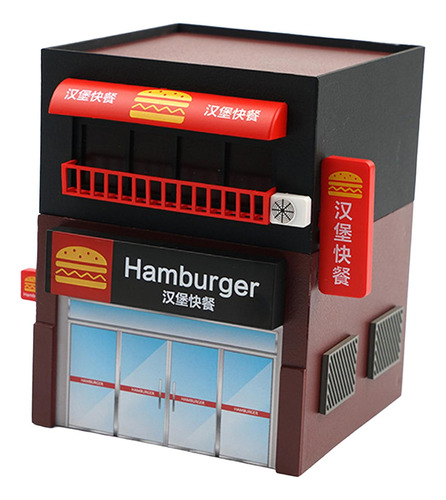 Escala 1:64 Tienda Diorama Modelo Mesa De Arena Escritorio