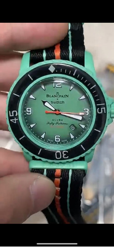 Blancpain X Swatch Fifty Fathoms Indian Ocean