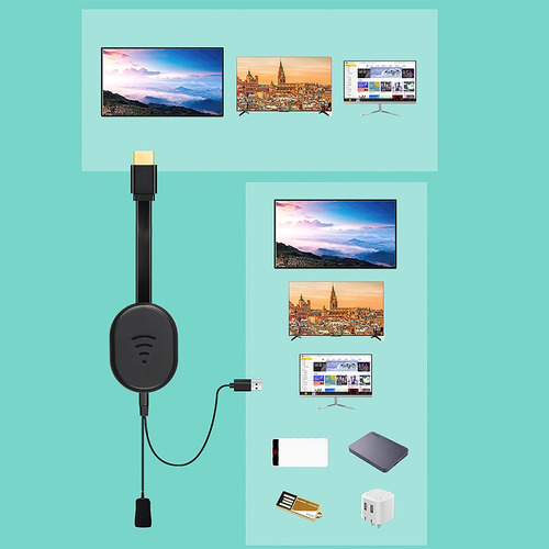 2.4g/5g Hdmi Wireless Display Dongle Adapter Tela Wifi Mir