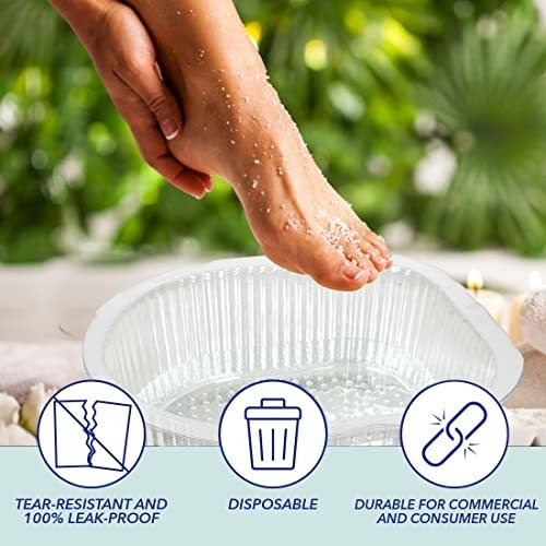 Forpro Universal Pedi Bath Forpro, 50% Más Gruesos, Para Pie