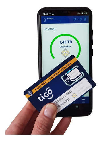 Sim Card Tigo Plan Datos Ilimitados Comparte Full X 30 Días