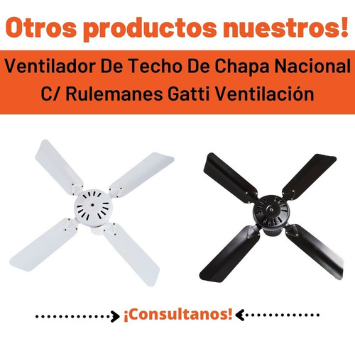Imagen 6 de 7 de Barral Para Ventilador De Techo 0.50 Mts