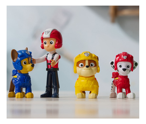 Paw Patrol: Air Rescue, Paquete De Figuras De Juguete Con 7 Figuras De Acción Coleccionables, Juguetes Para Niños Y Niñas A Partir De 3 Años