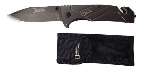 Cuchillo Campismo Acero Plegable Caza Pesca Viaje Natgeo