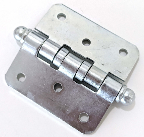 Imagen 10 de 10 de Bisagras Munision 75 X 75 X 2.5mm Zincado Azul Reforzada X10