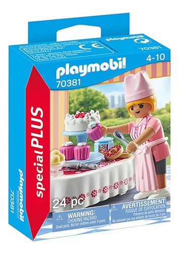 Playmobil Special Plus Pastelería Mesa Dulce Chef #70381