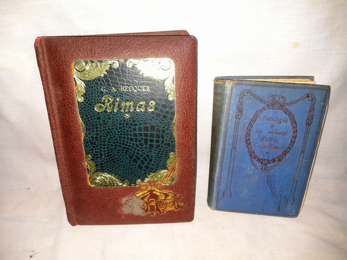 Rimas - Bequer - 1954 + Antología Poetas Castellanos - 1912 (Usado)