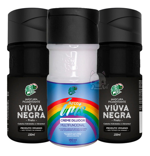 Kit 2 Viúva Negra + Diluidor 150ml - Kamaleão Color