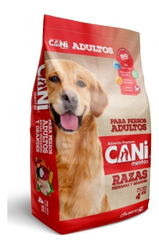 Cani Adultos Raza Mediana 25 Kg. Entrega Gratuita Quito