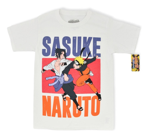 Naruto Shippuden Sasuke Playera 100% Original