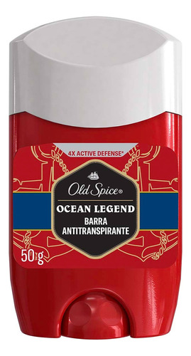 Antitranspirante Old Spice En Barra Ocean Legend 50 G