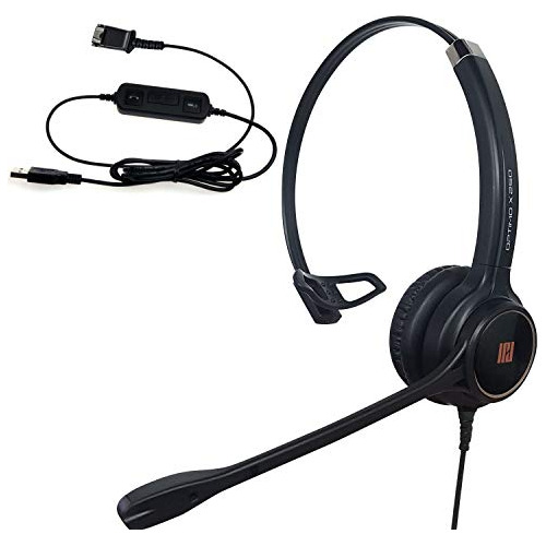 Ipd Iph-250 - Auricular Monaural Profesional Con Cancelacion