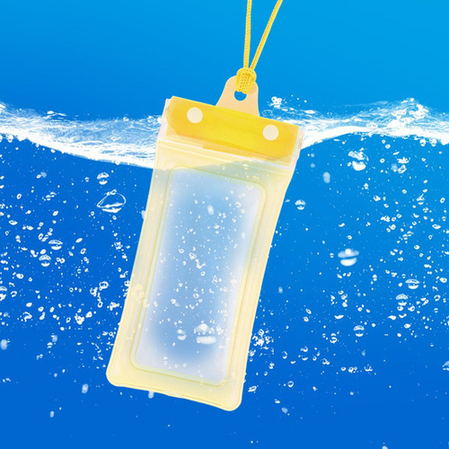 Bolsa Impermeable Para Teléfono, Bolsa Impermeable Amarillo