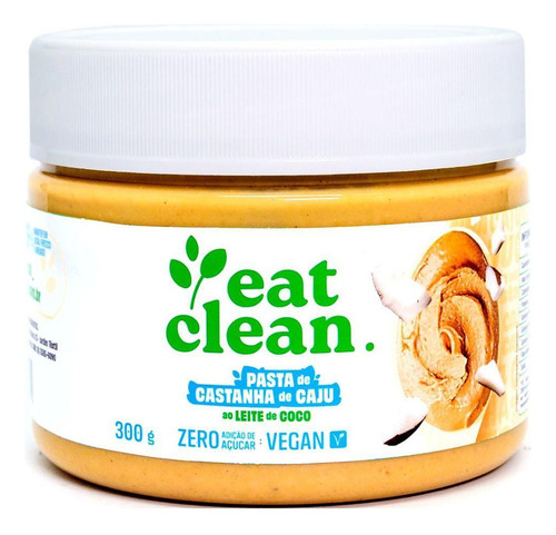 Pasta Castanha De Caju Leite De Coco 300g - Eat Clean