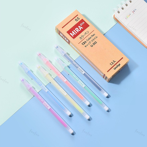 Pluma De Gel De 12 Colores Con Papeleria Plumas Kit Escolar