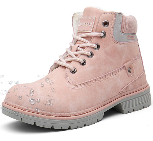 Botas De Nieve Eagsouni De Piel Impermeable Con Forro De Pie