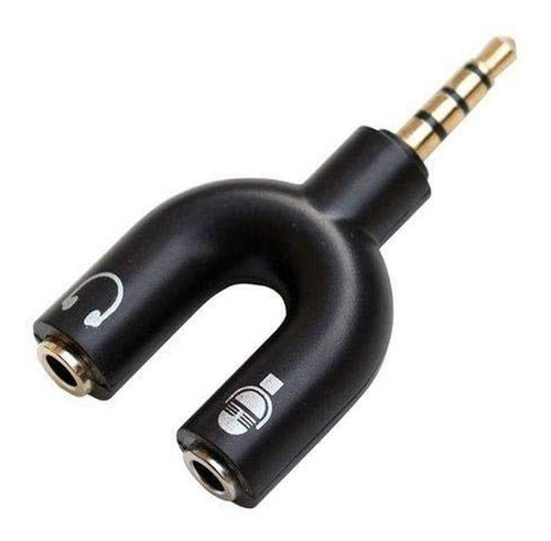 Adaptador Y Plug P2 X P3 Splitter Headset Fone Microfone