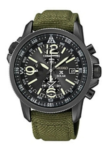 Seiko Prospex Solar Military Lona Verde Ssc295p1